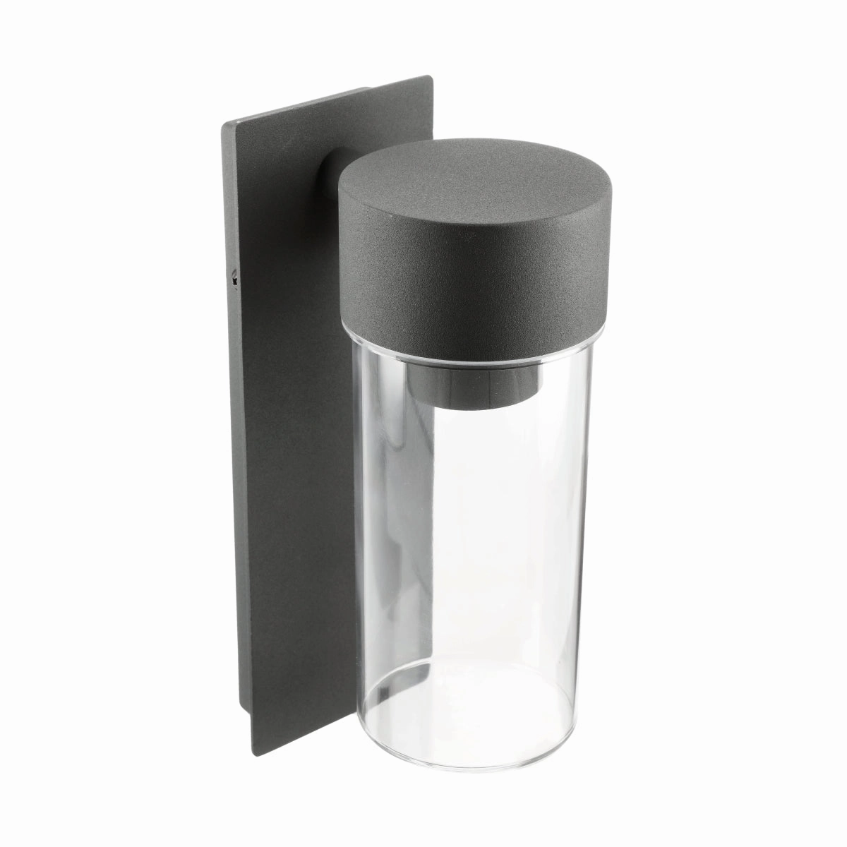 CGC ERIN Anthracite Grey E27 Outdoor Wall Light Lantern Clear Diffuser IP54