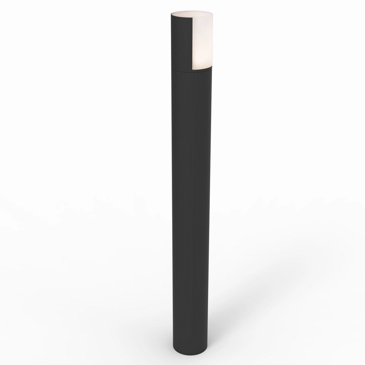 CGC FAITH Dark Grey Cylindrical LED Bollard Post Light