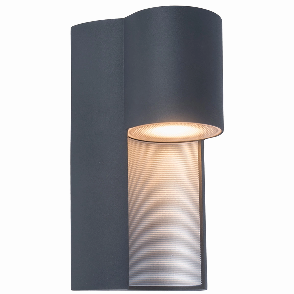 CGC GEMMA Dark Grey Curved LED Outdoor Wall Light