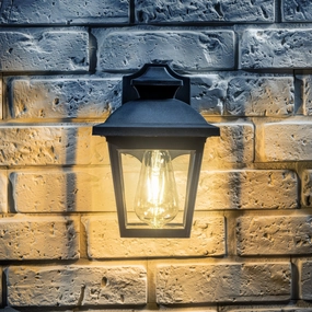 CGC HOPE Black Outdoor Wall Lantern LightOutdoor wall sconces with motion sensor