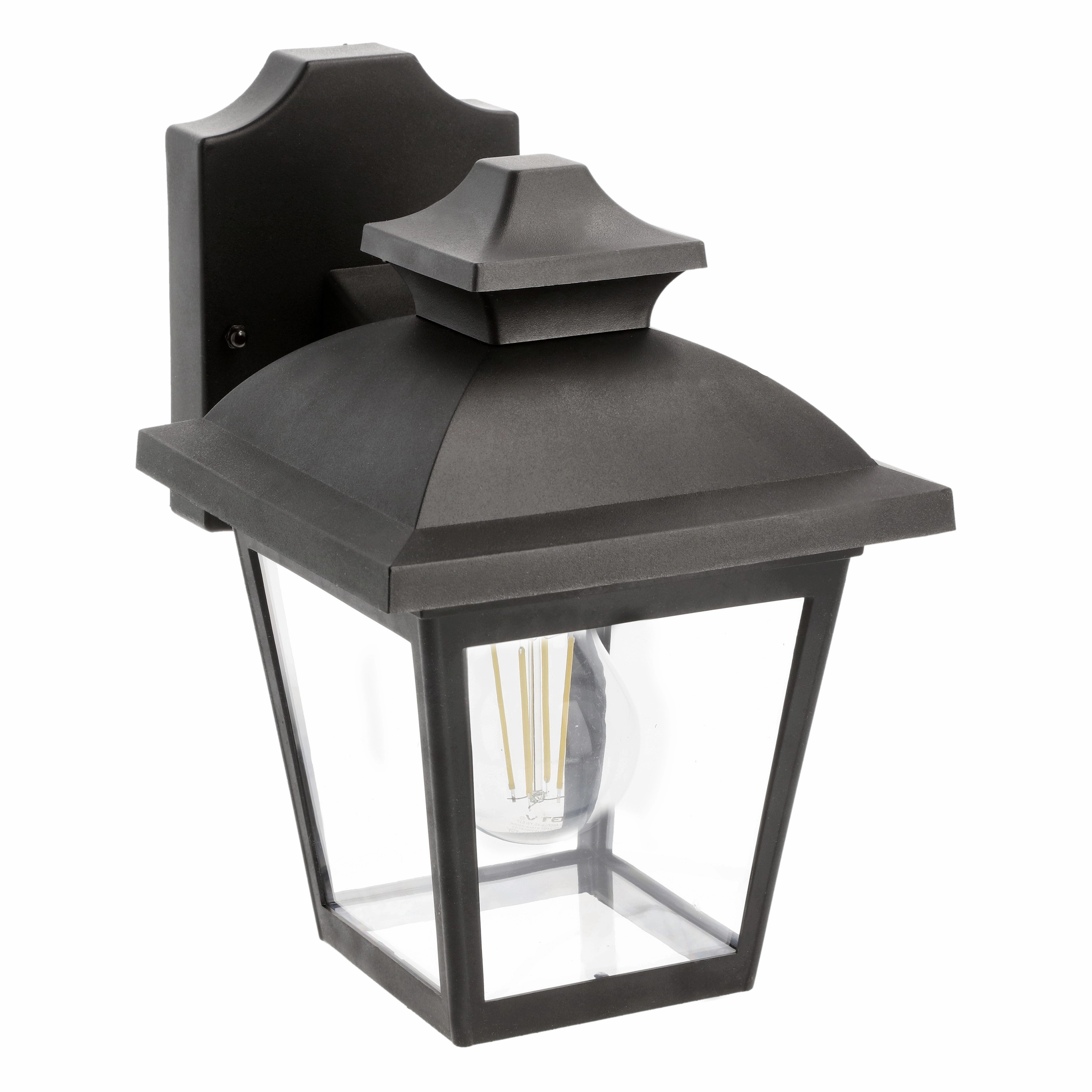 CGC HOPE Black Outdoor Wall Lantern Light