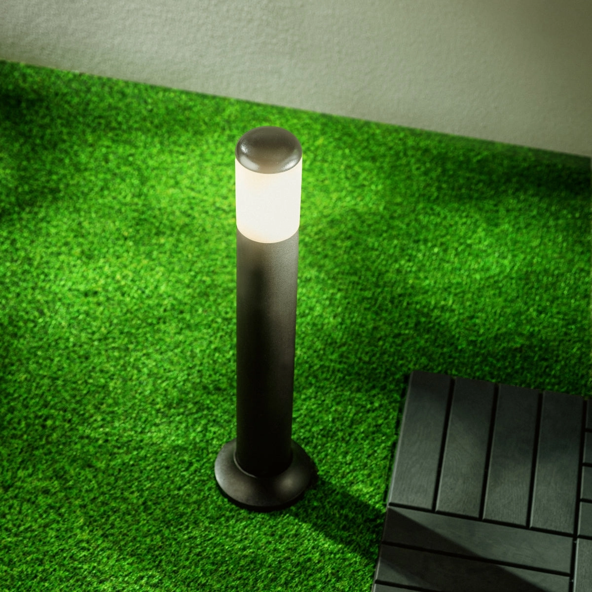 CGC HUMERA Large Black Modern Outdoor Post Light