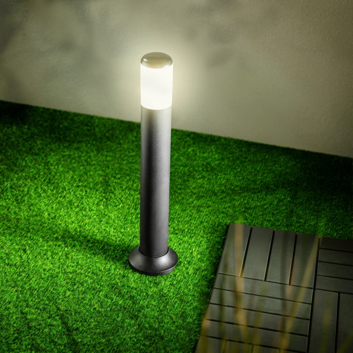 CGC HUMERA Large Black Modern Outdoor Post Light