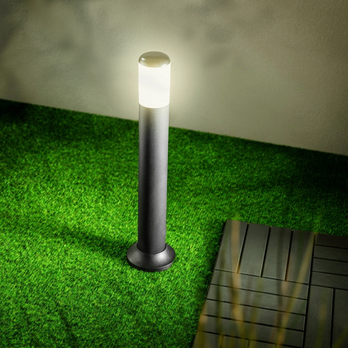 CGC HUMERA Large Black Modern Outdoor Post Light
