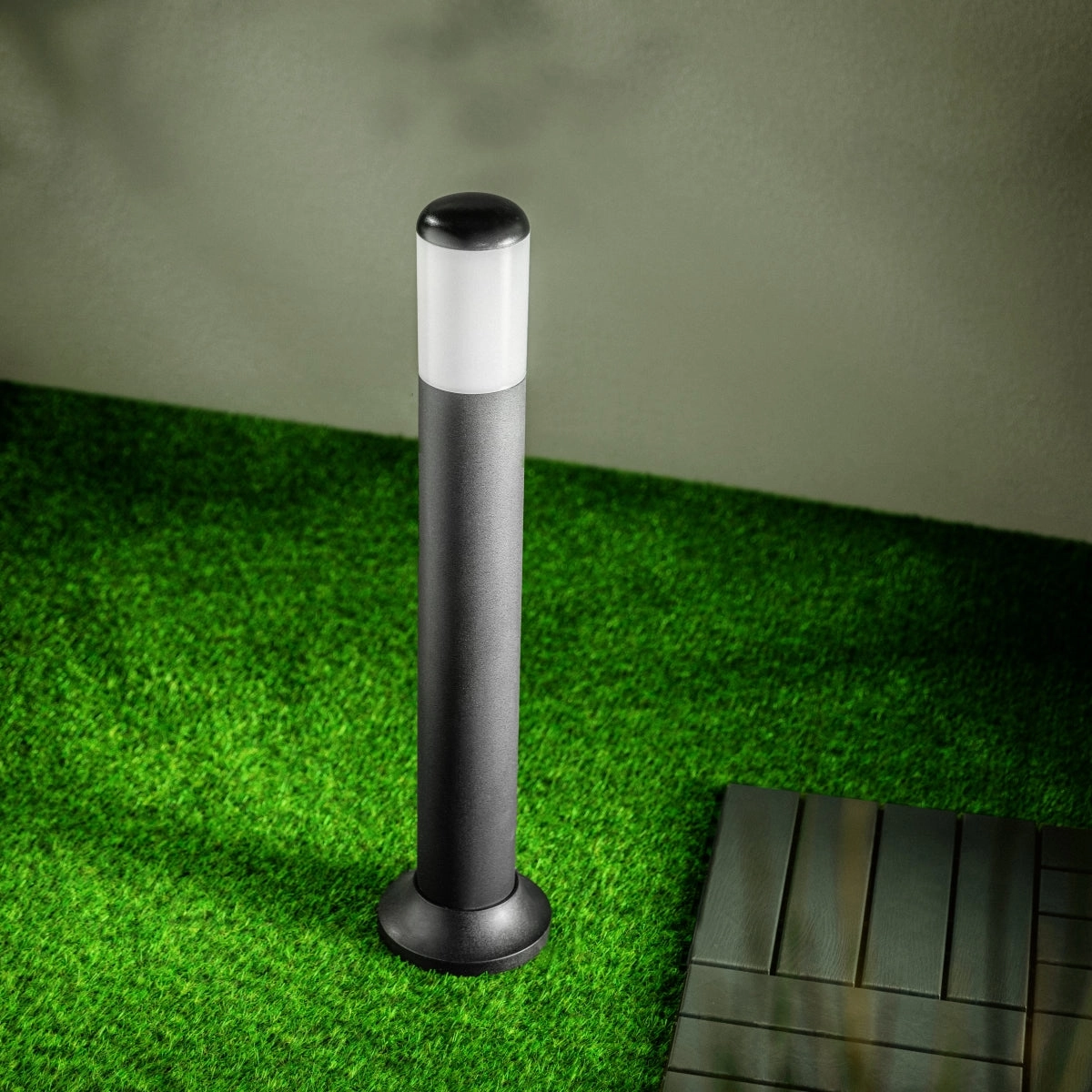 CGC HUMERA Large Black Modern Outdoor Post Light