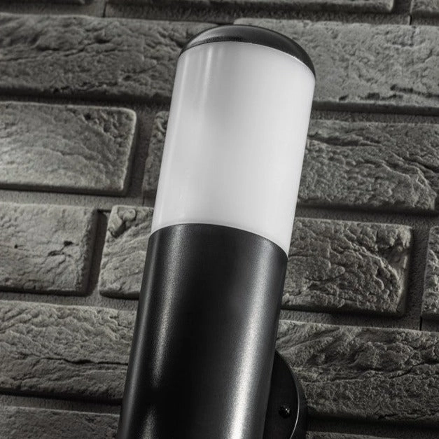 CGC HUMERA Round Cylinder Black Outdoor Wall Light