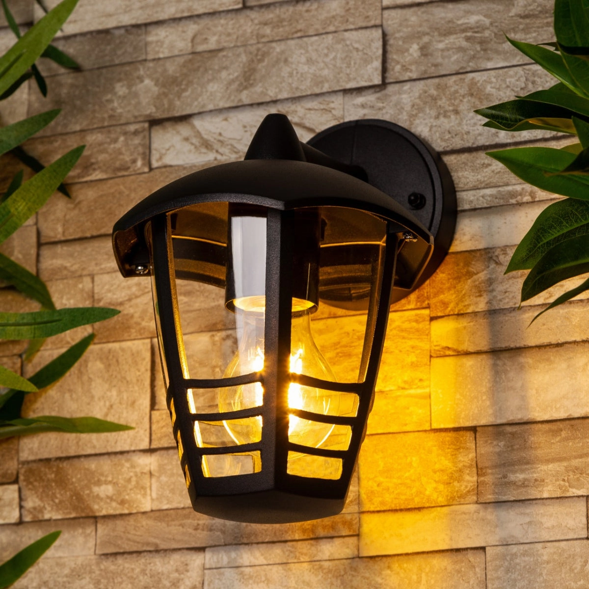 CGC IMOGEN Black Outdoor Hanging Lantern LightOutdoor wall sconces with motion sensor