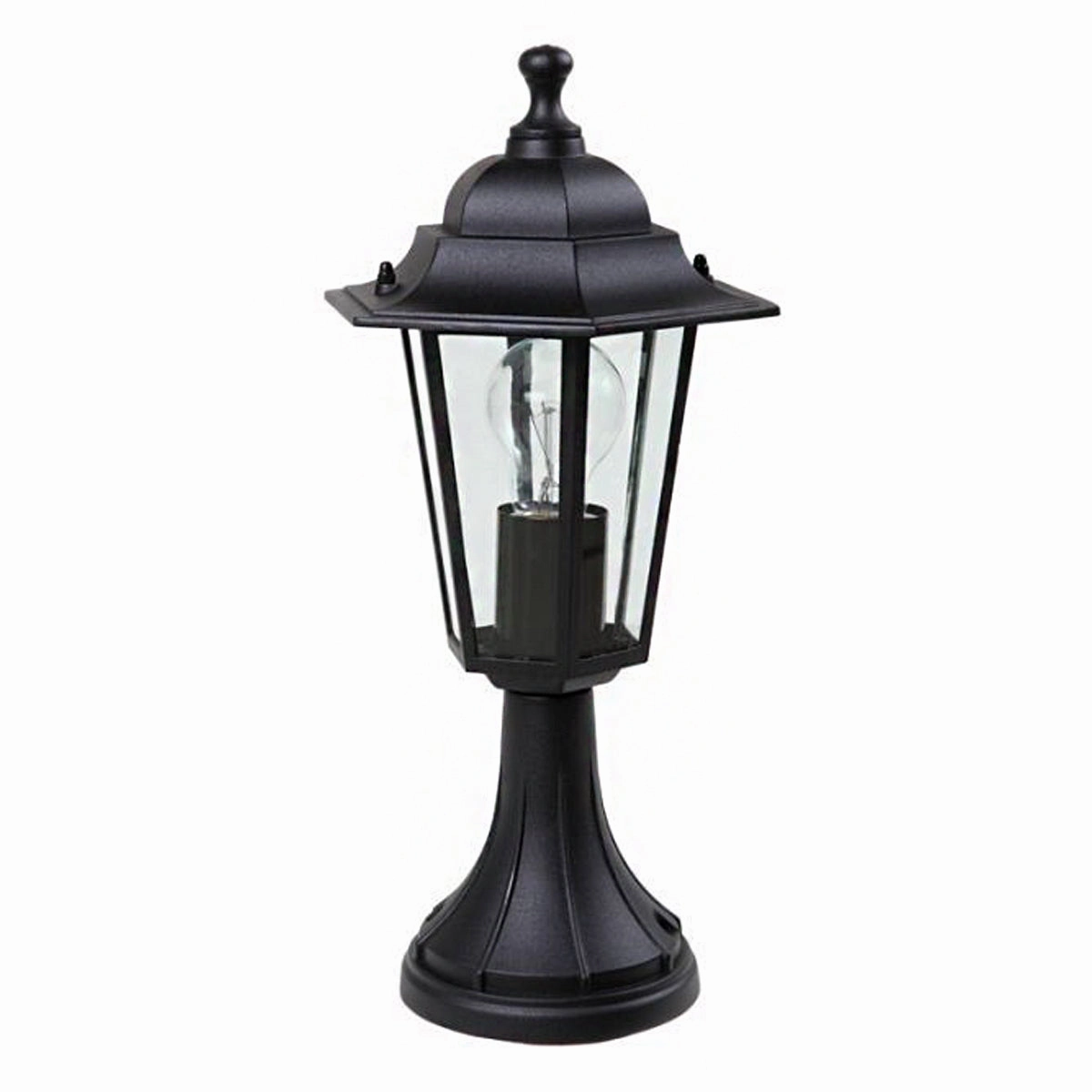 CGC JASMINE Black Small Coach Lantern Post Light