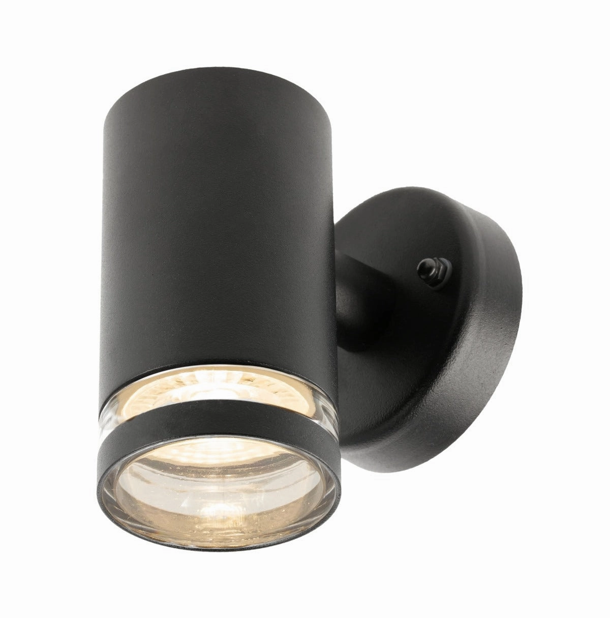 CGC JENNIFER Black Outdoor Single Spot Cylinder Wall Light