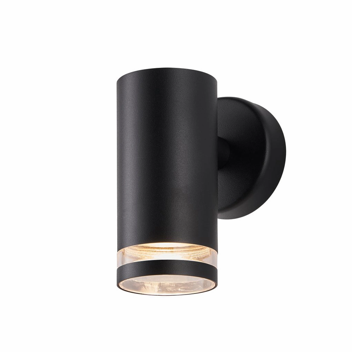 CGC JENNIFER Black Outdoor Single Spot Cylinder Wall Light