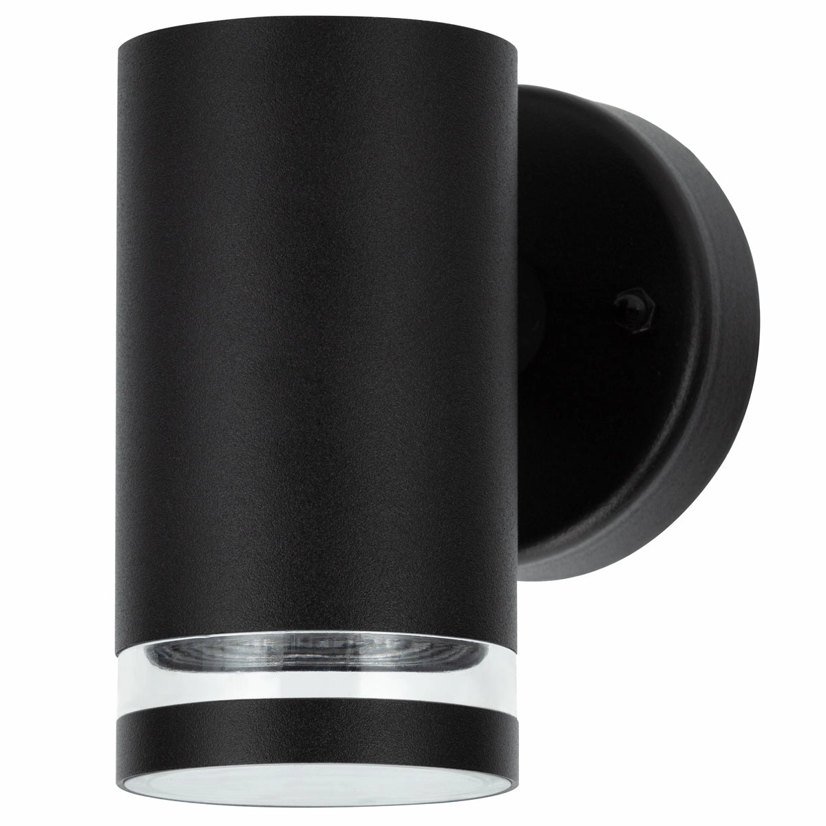 CGC JENNIFER Black Outdoor Single Spot Cylinder Wall Light