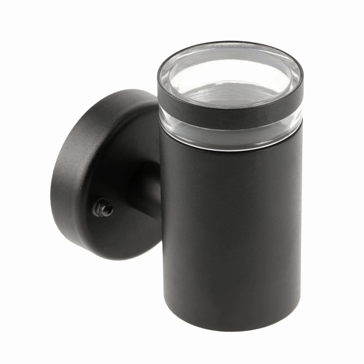 CGC JENNIFER Black Outdoor Single Spot Cylinder Wall Light