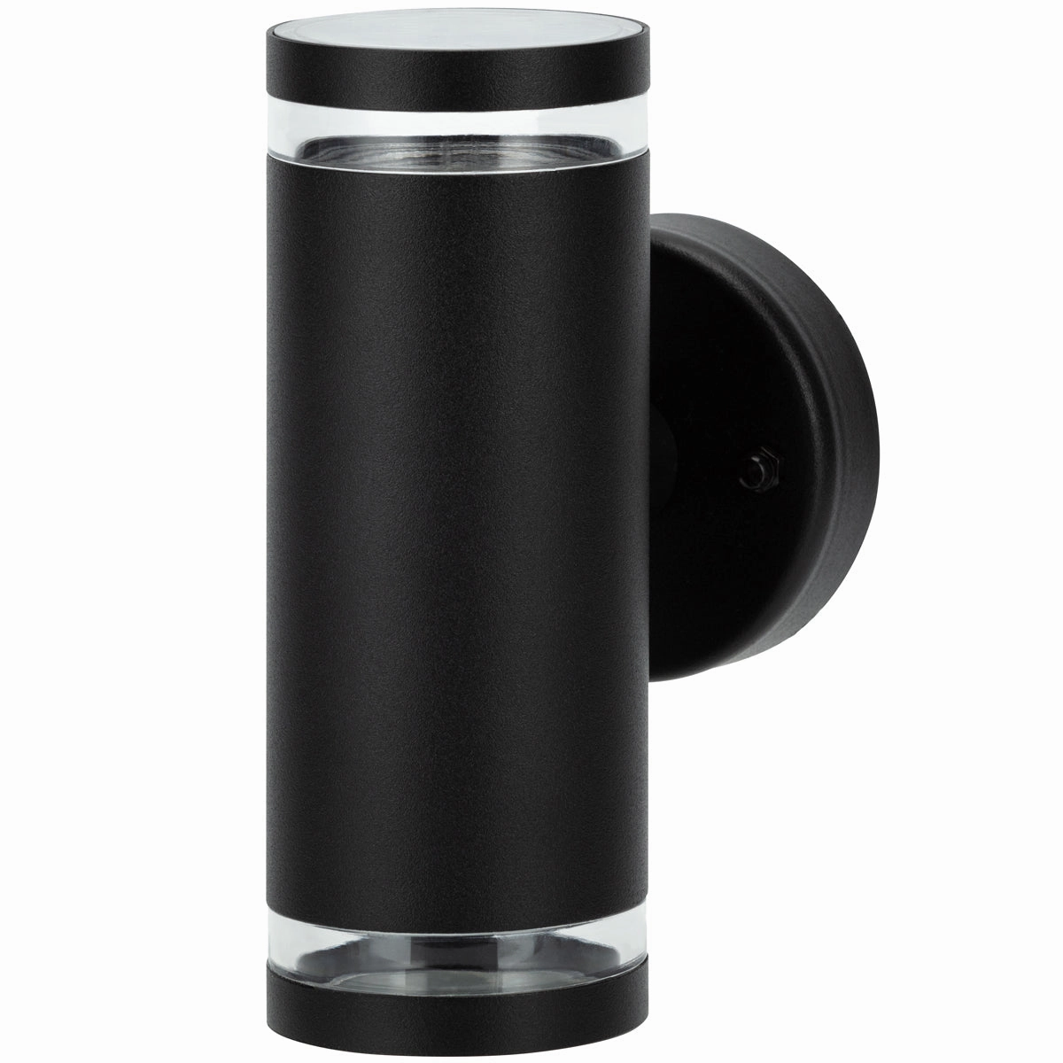 CGC JENNIFER Black Outdoor Up and Down Cylinder Wall Light