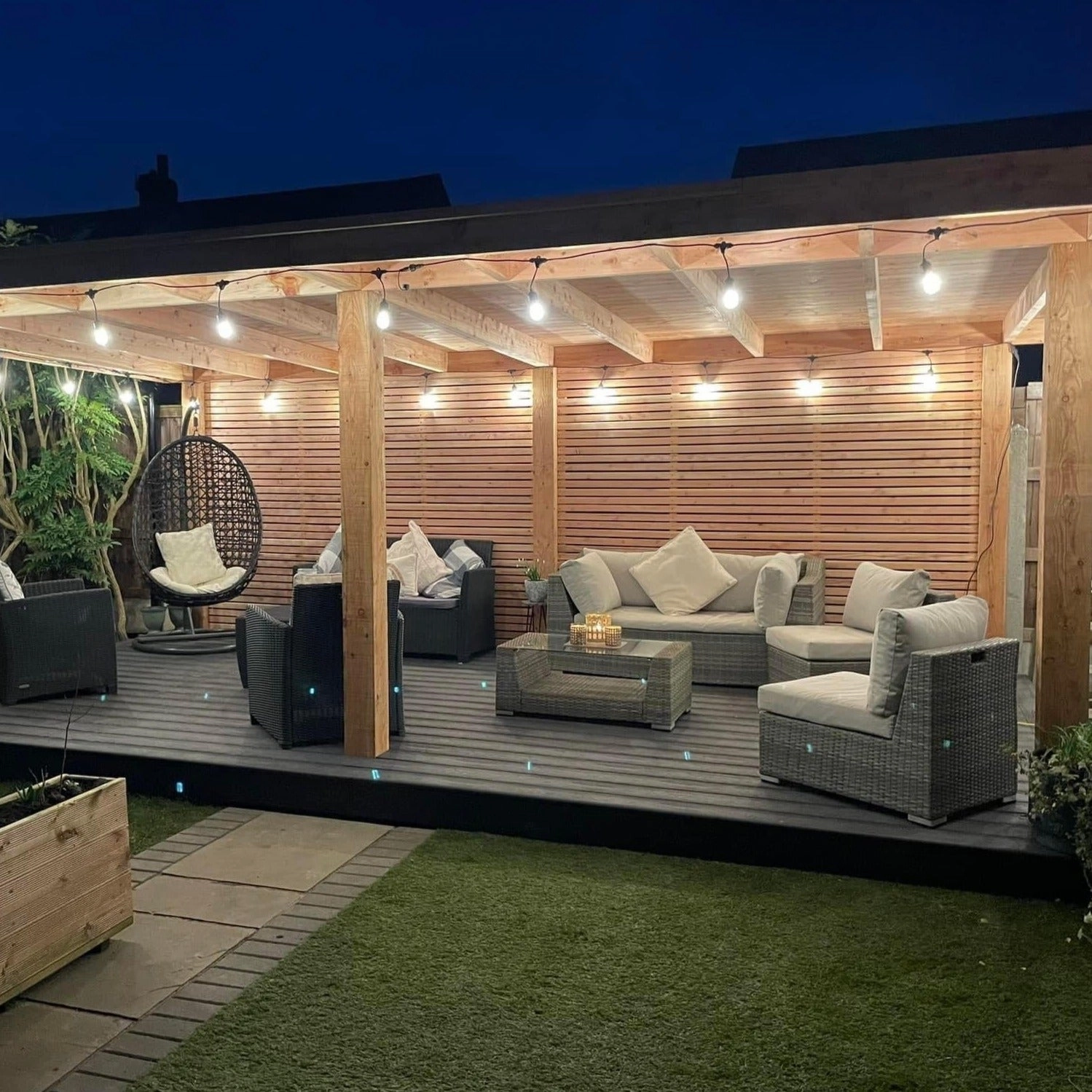 CGC JOY Vintage Style Festoon Outdoor/Indoor String Lights