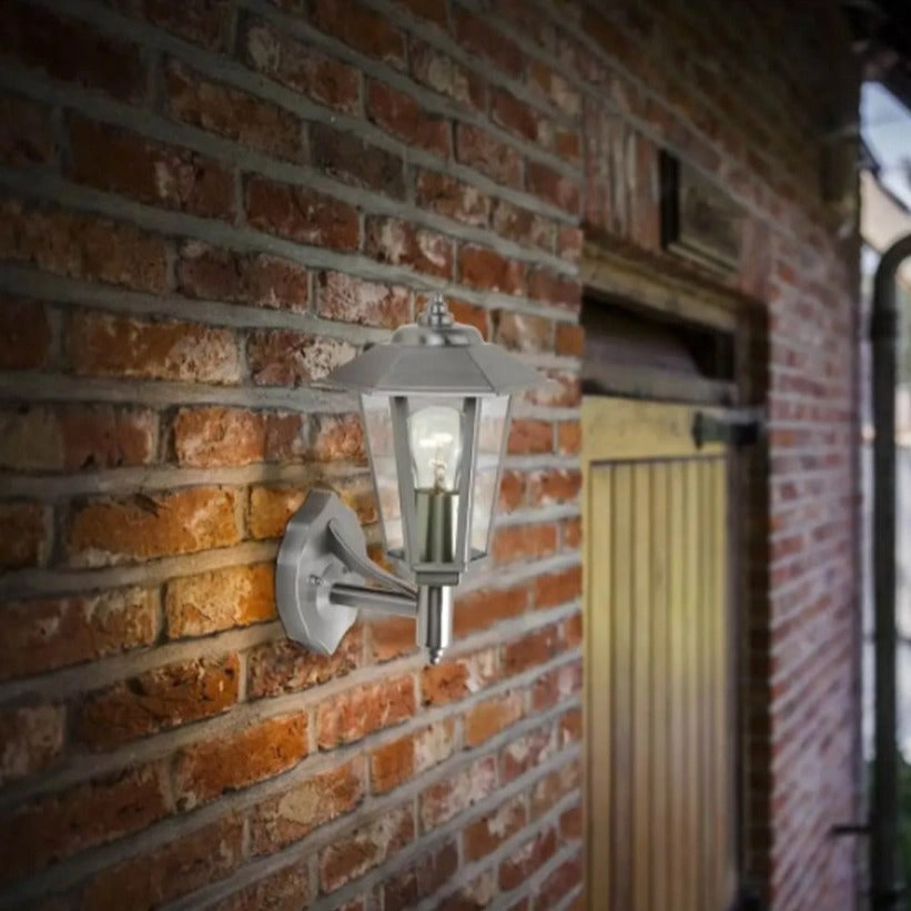 CGC KENDRA Stainless Steel Vintage Style Lantern LightWeatherproof outdoor lighting