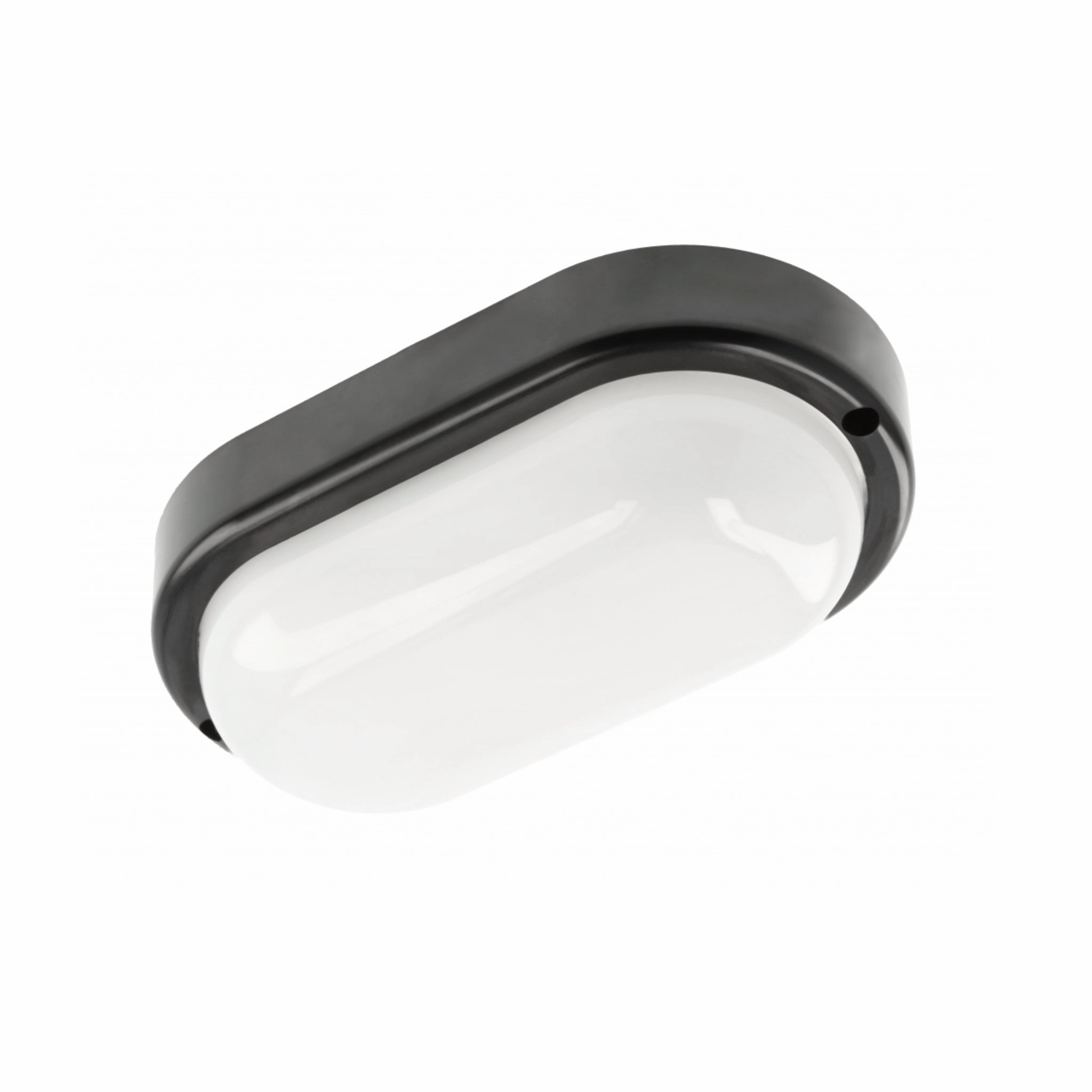CGC KODO Black Oval Ceiling Wall Light Surface Mount LED, 8W, 720lm, 4000K
