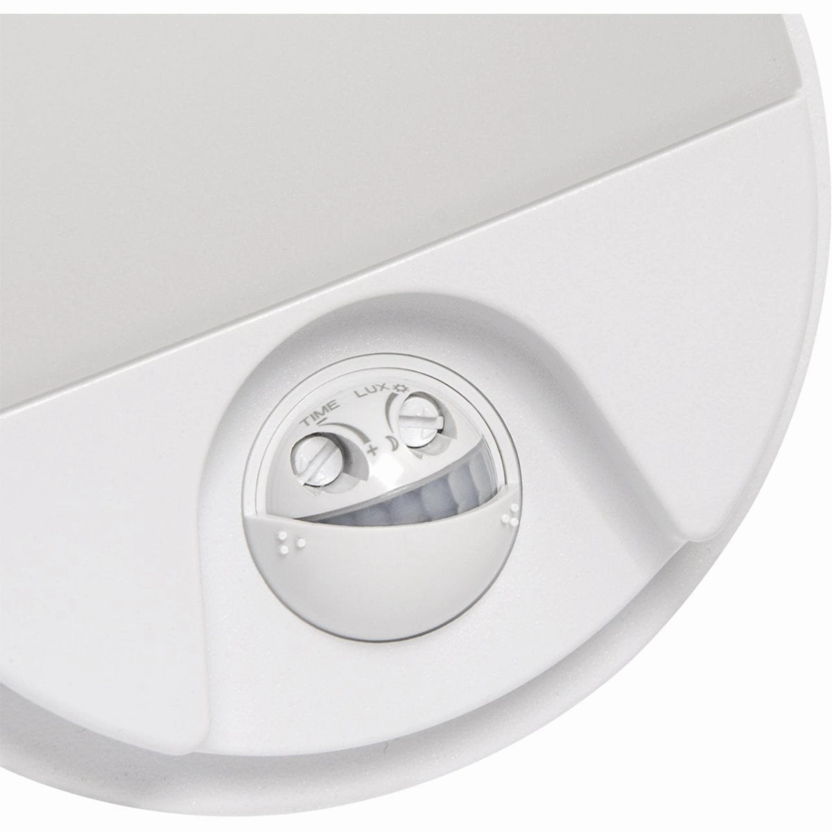 CGC LEAH White Opal Oval Outdoor Wall Light With PIR Motion Sensor