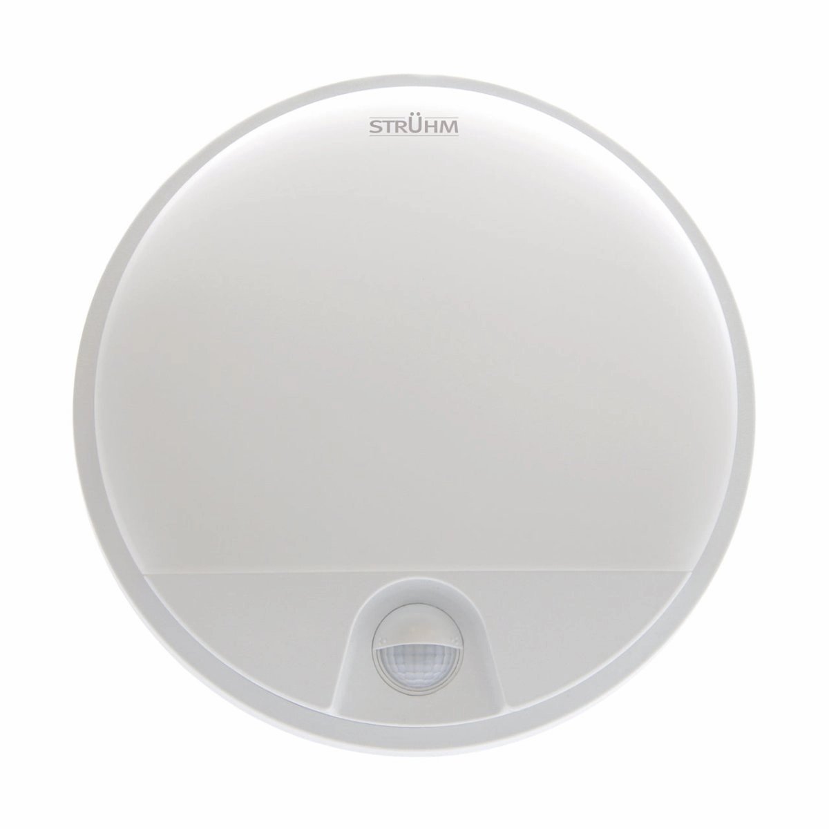 CGC LEAH White Opal Round Outdoor Bulkhead Wall Light 15W PIR Motion Sensor