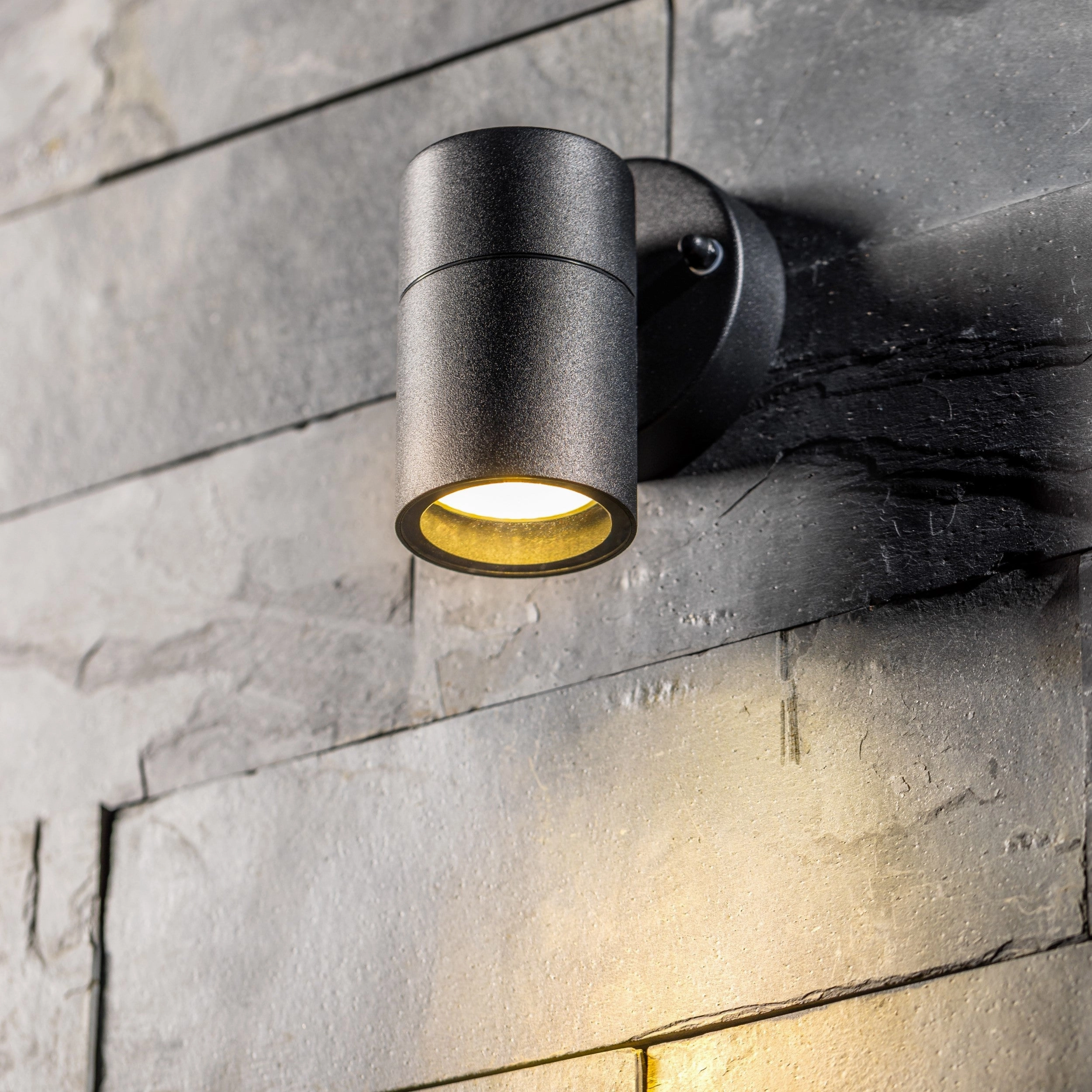 CGC LEON Black Stainless Steel GU10 Down Outdoor Wall Light IP44Weatherproof outdoor lighting