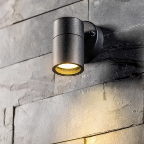 CGC LEON Black Stainless Steel GU10 Down Outdoor Wall Light IP44Weatherproof outdoor lighting