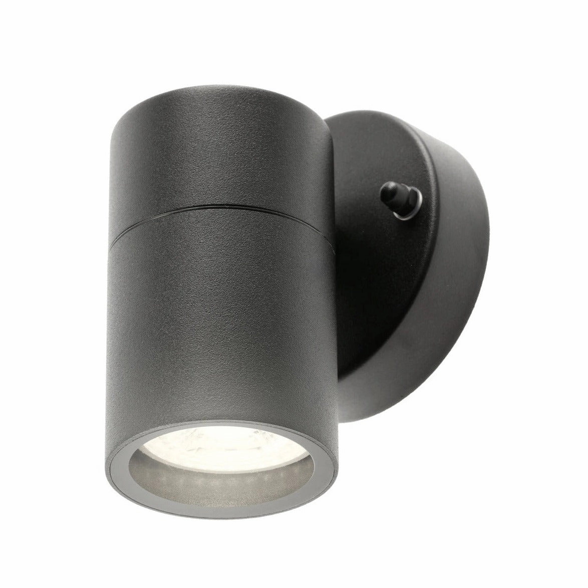 CGC LEON Black Stainless Steel GU10 Down Outdoor Wall Light IP44