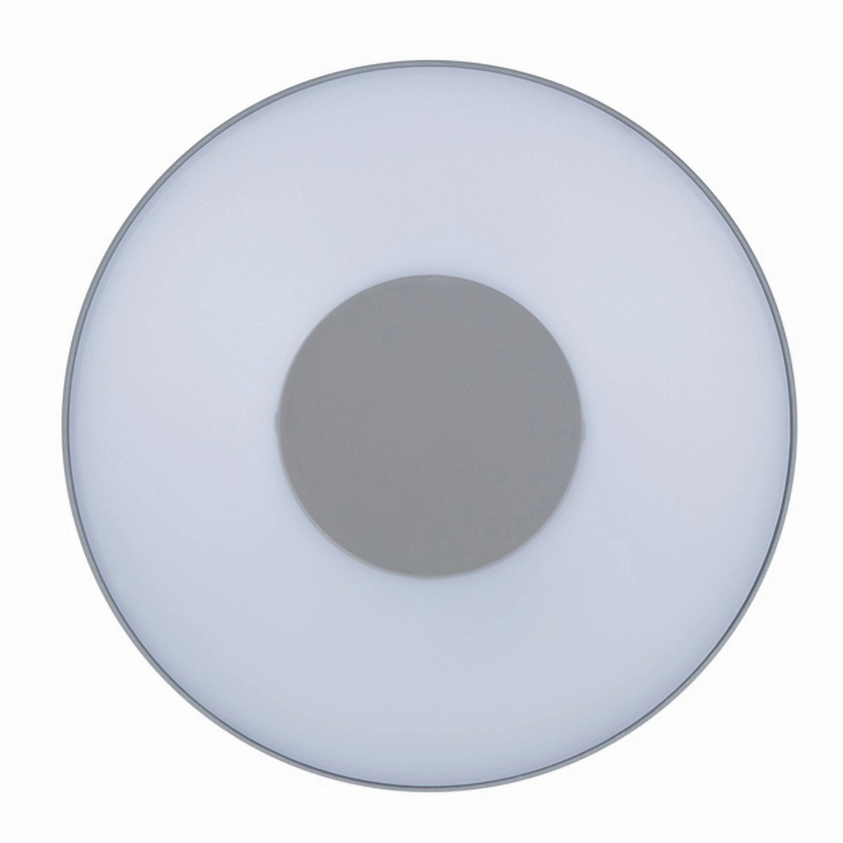 CGC LORA Matt Silver Small Round LED Wall Or Ceiling Light