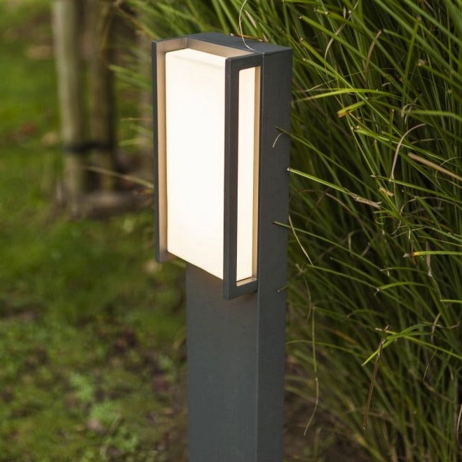 CGC MARLA Dark Grey Rectangular LED Post Light
