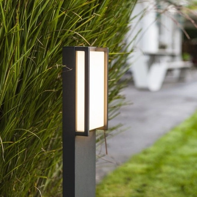 CGC MARLA Dark Grey Rectangular LED Post Light