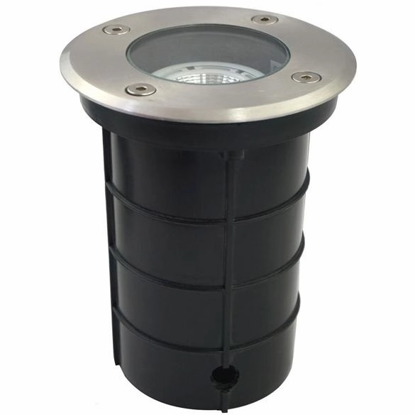 CGC MEADOW Round Large Single Stainless Steel Inground Or Decking Lights