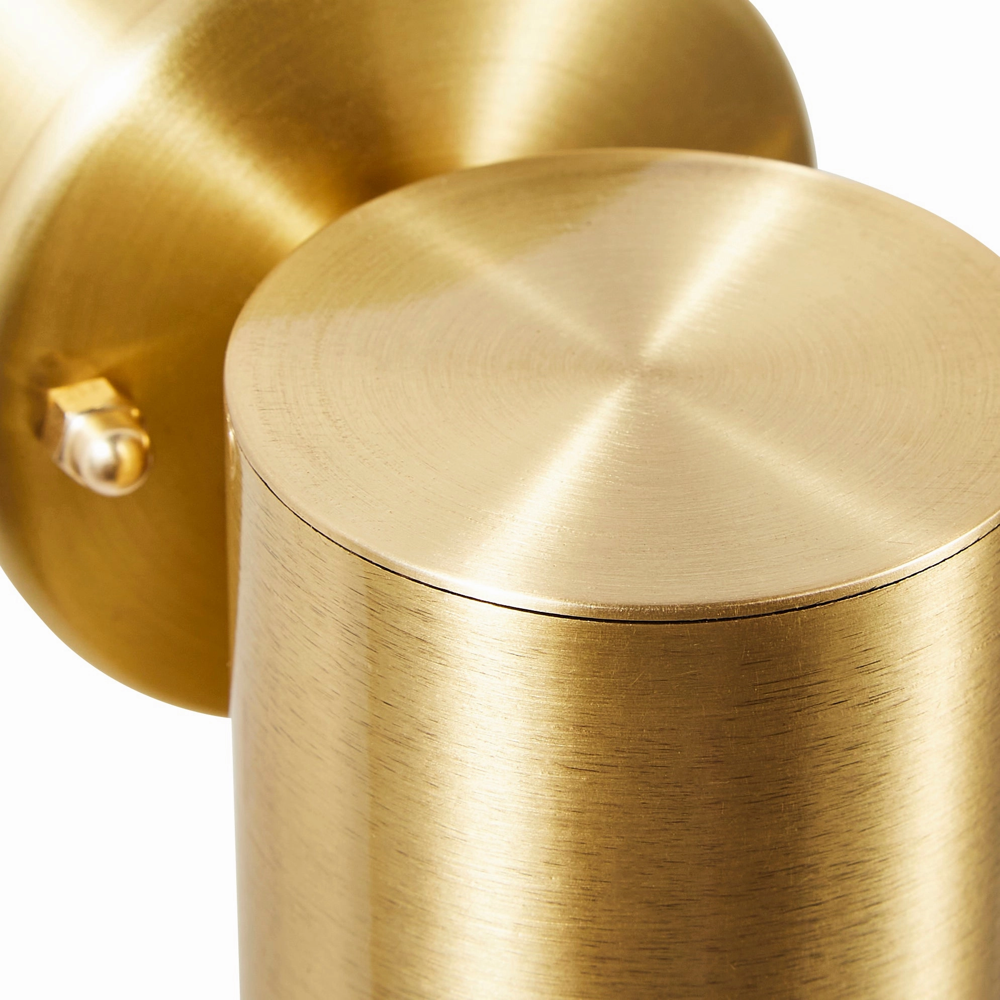CGC NOAH Brass GU10 Single Down Outdoor Wall Light Spotlight IP54