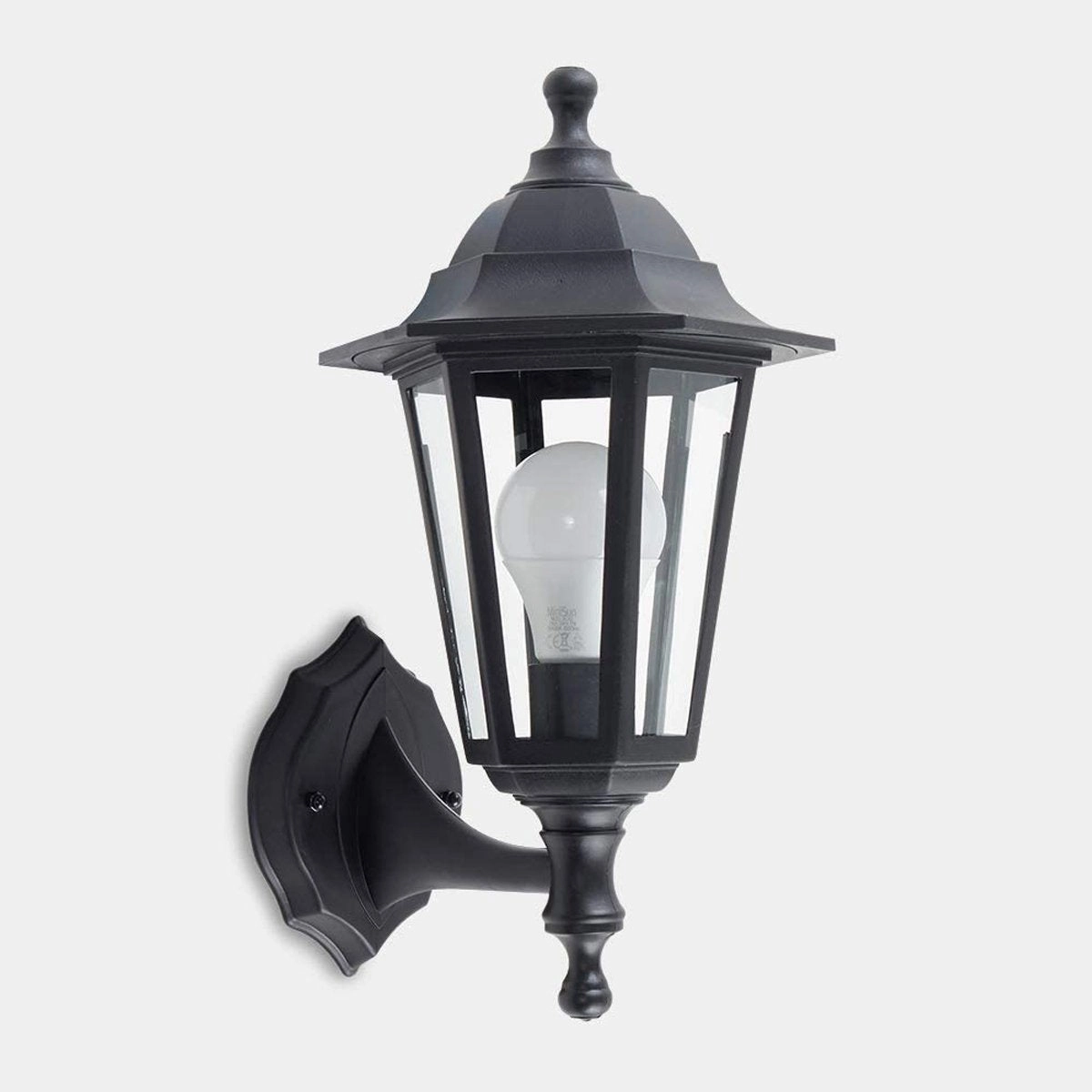 CGC ORLA Black Traditional Style Wall Lantern