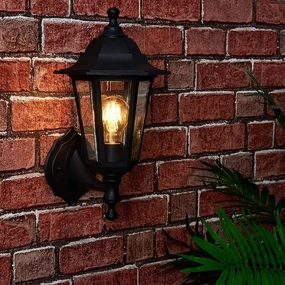 CGC ORLA Black Traditional Style Wall LanternWeatherproof outdoor lighting