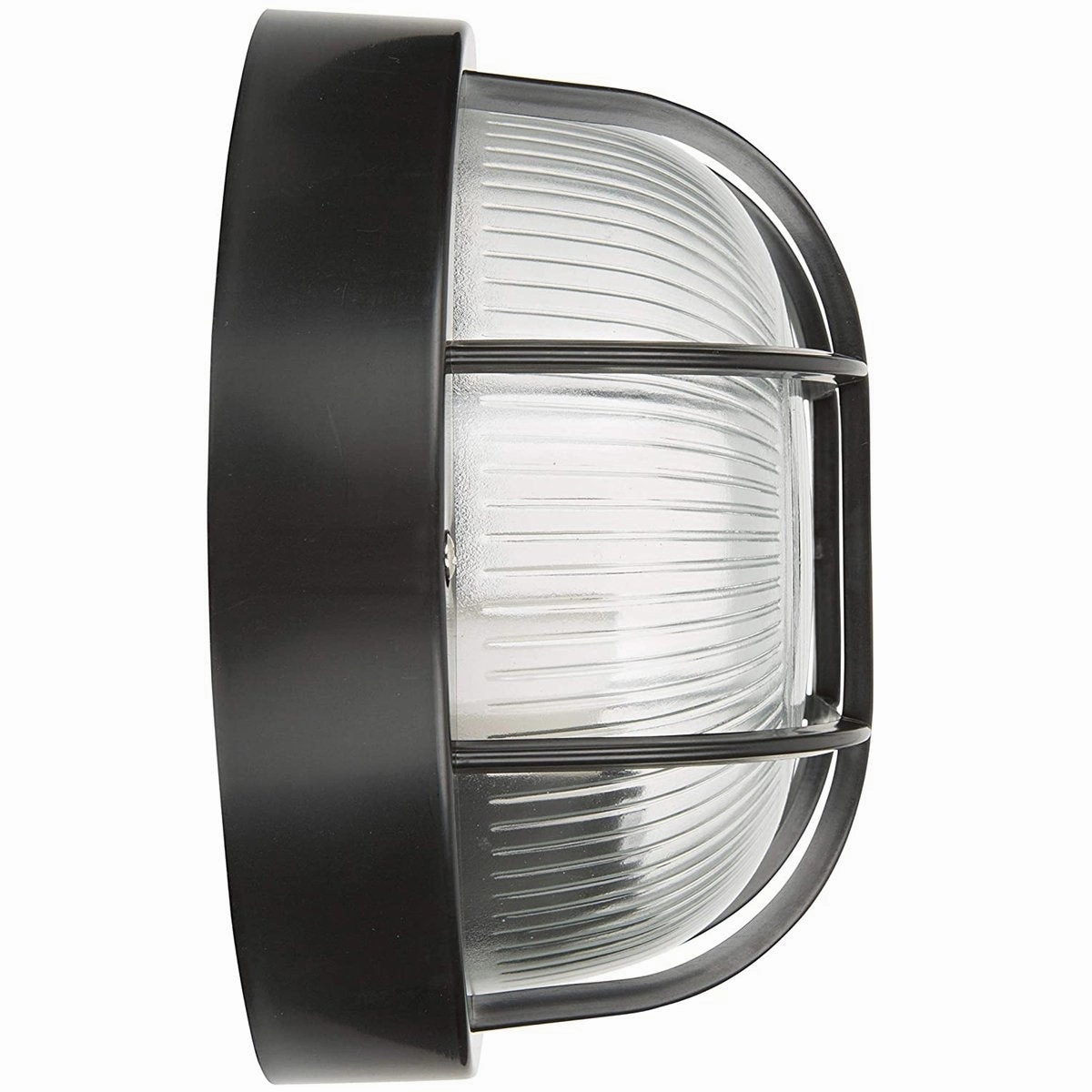 CGC RONNIE Black Cage Round Bulkhead Light