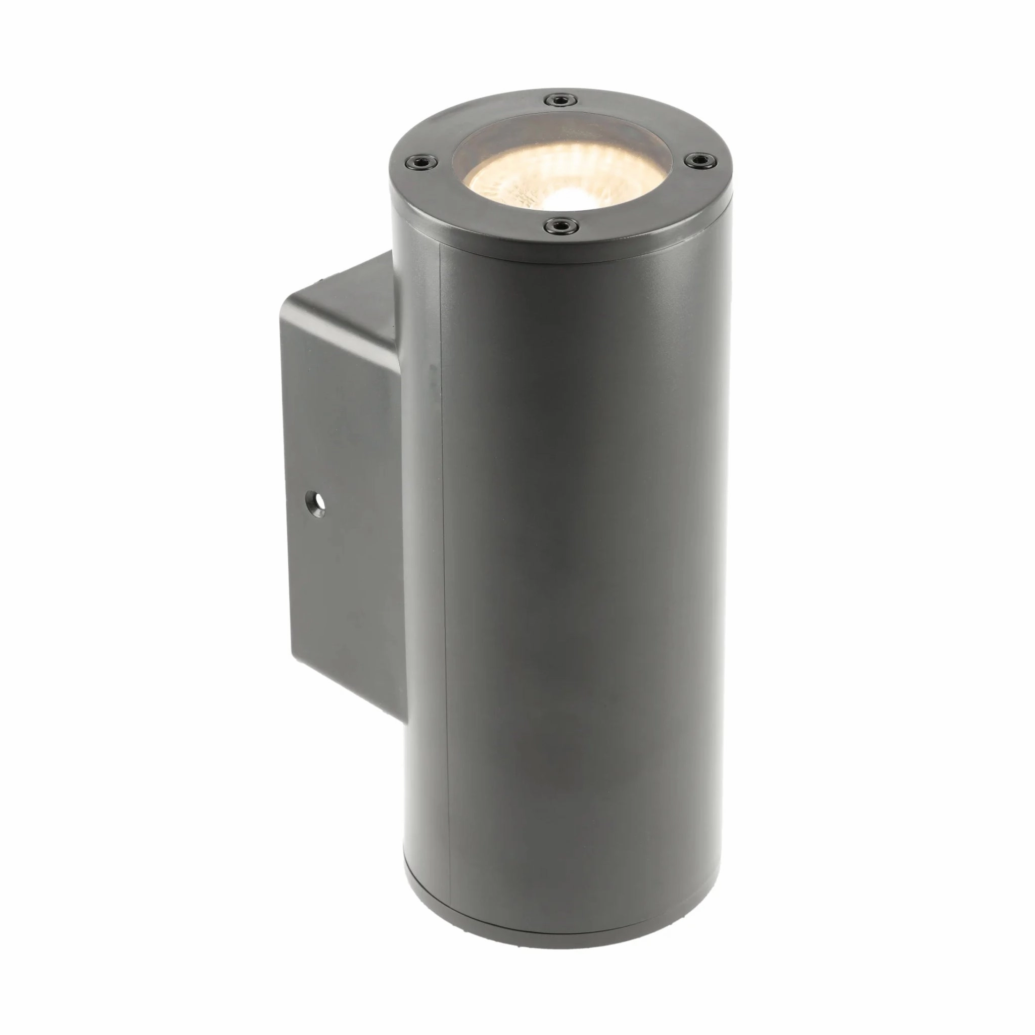 CGC SHERRI Dark Grey Cylinder Up and Down Outdoor Wall Light