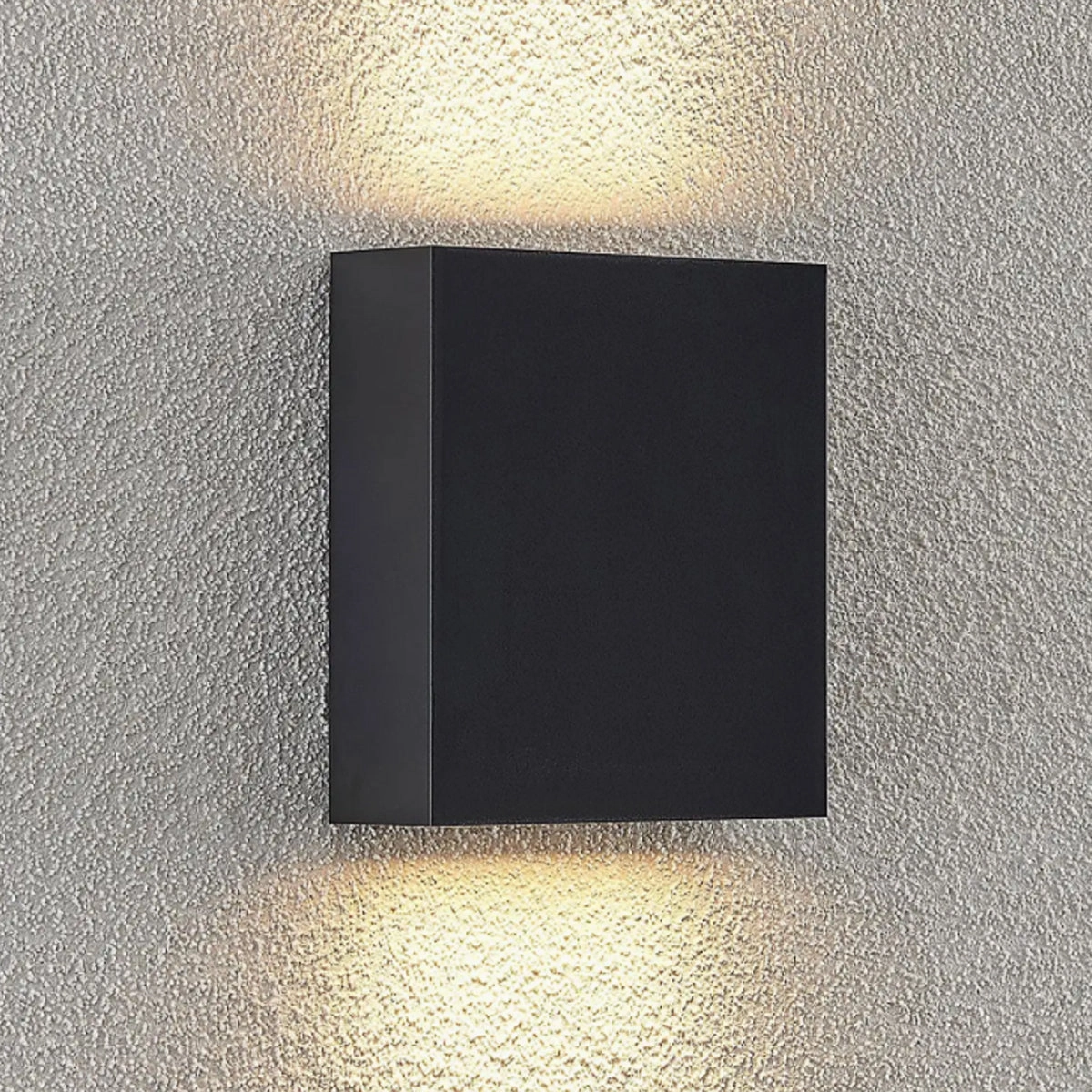 CGC SIAN Dark Grey Rectangle Outdoor LED Wall Light