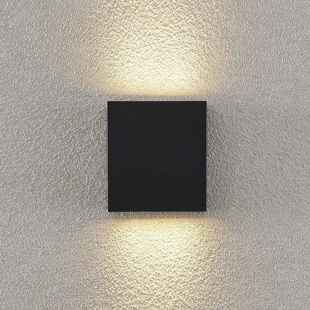 CGC SIAN Dark Grey Rectangle Outdoor LED Wall Light