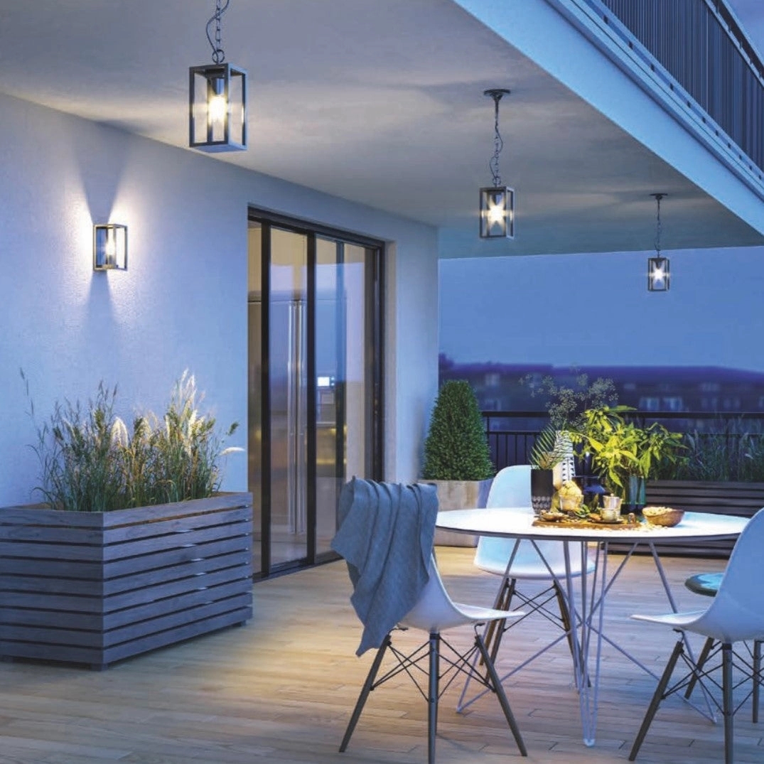 CGC SIENNA Black Outdoor Lantern Light