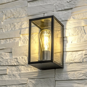 CGC SIENNA Black Outdoor Lantern LightWeatherproof outdoor lighting