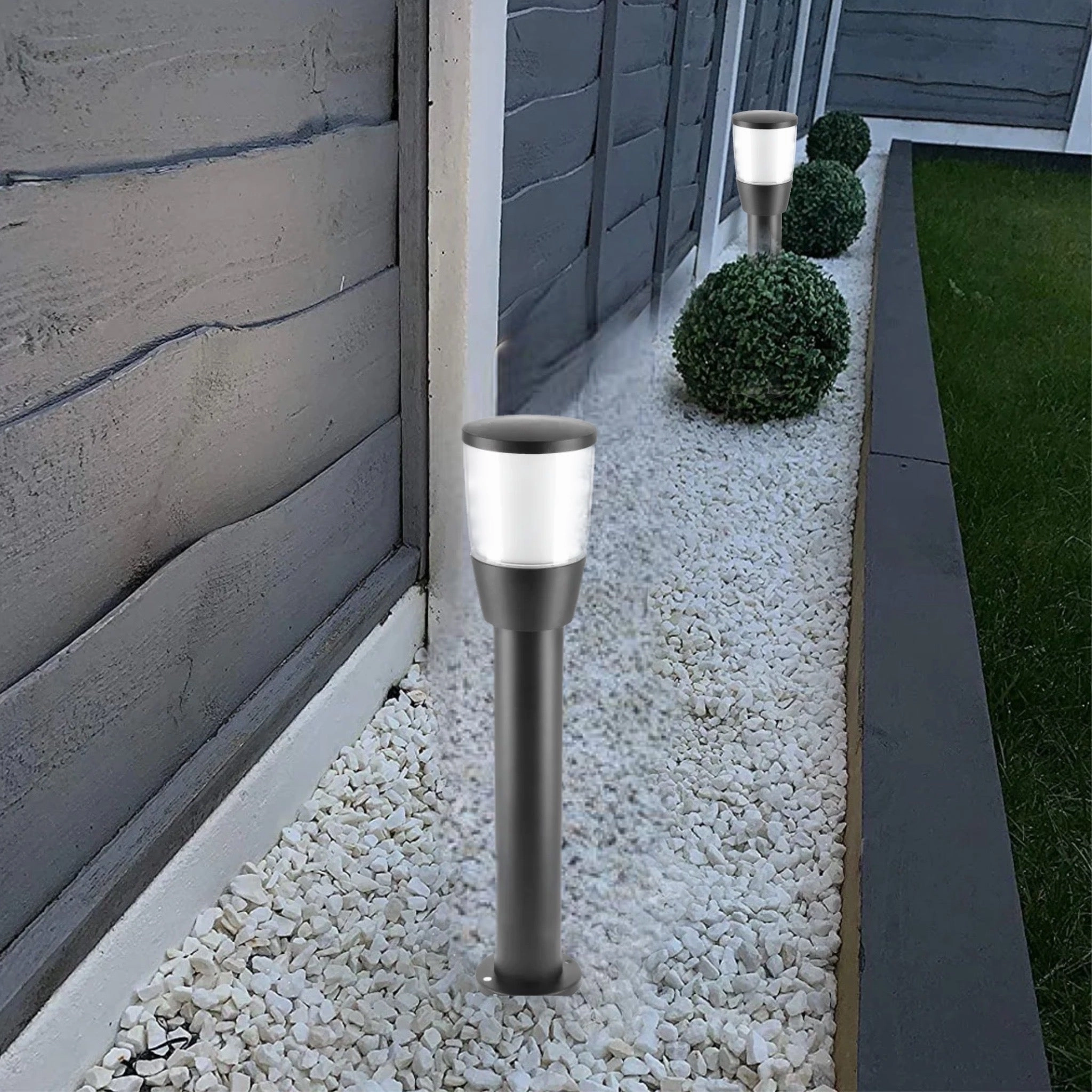 CGC TORO Black 0.5m Outdoor Post Light