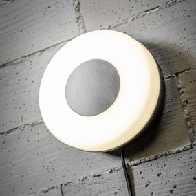 CGC TWISTER Black / White Round LED LightWeatherproof outdoor lighting