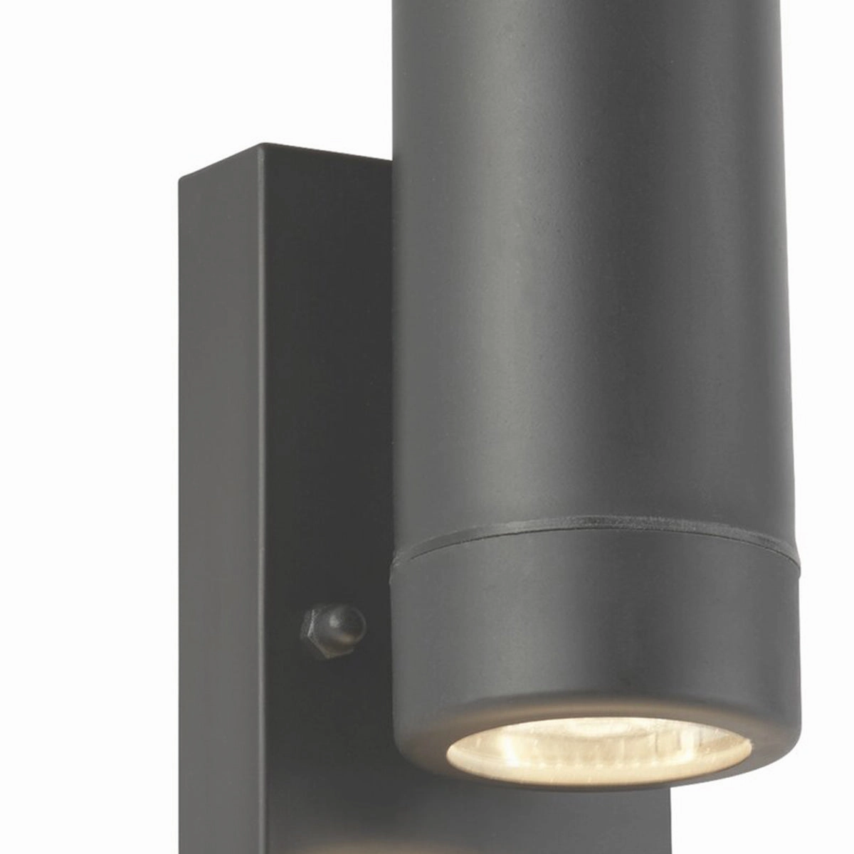 CGC VALENTINE Dark Grey Outdoor Double Wall Light With Motion Sensor