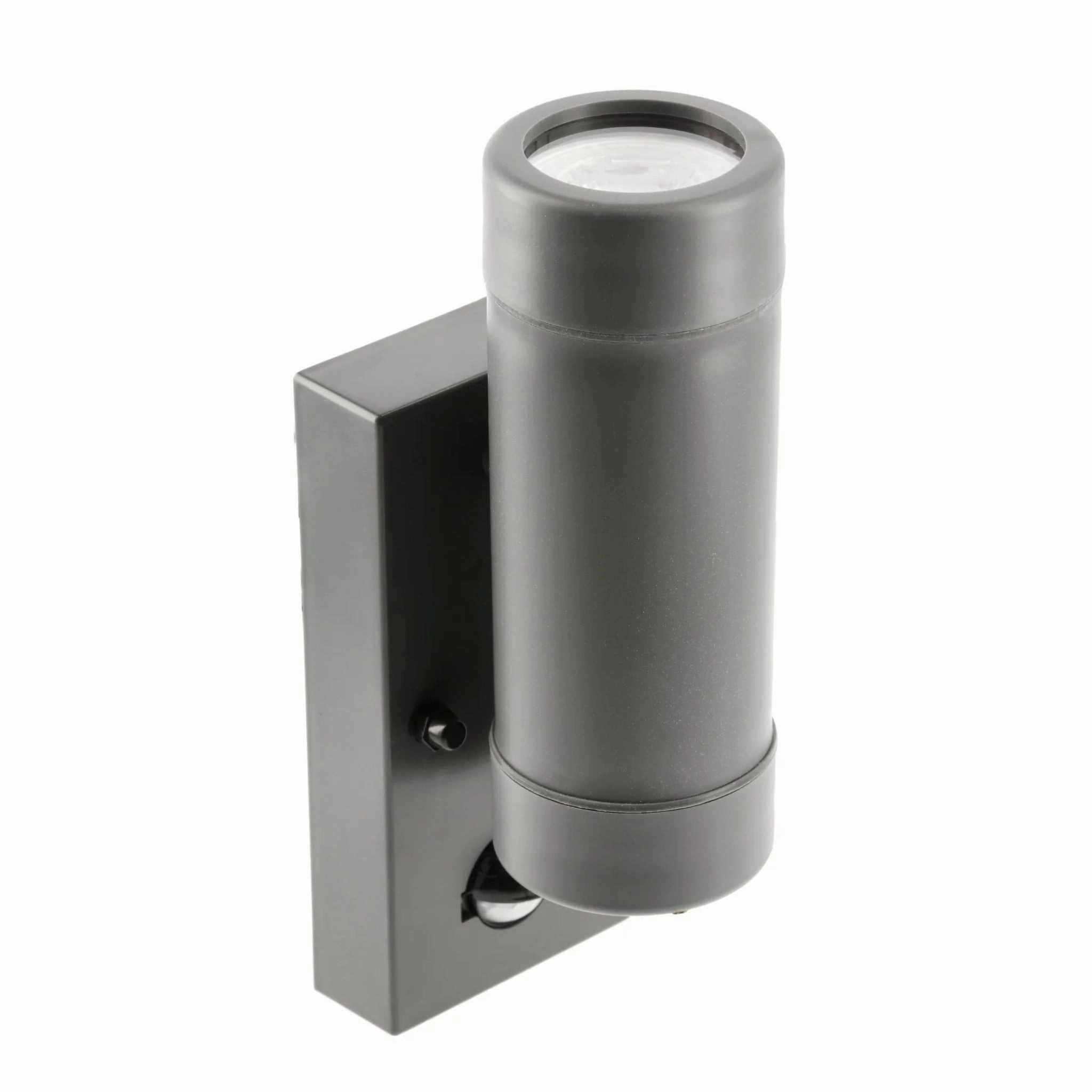 CGC VALENTINE Dark Grey Outdoor Double Wall Light With Motion Sensor
