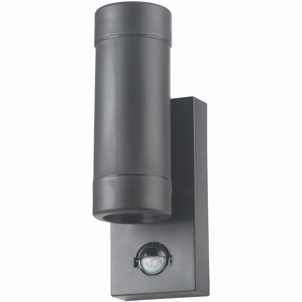 CGC VALENTINE Dark Grey Outdoor Double Wall Light With Motion Sensor