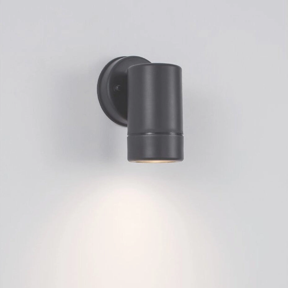 CGC VALENTINE Dark Grey Outdoor Single Spot Cylinder Wall Light