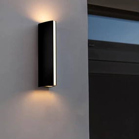 CGC WENDY Black Geometric LED Wall LightWeatherproof outdoor lighting