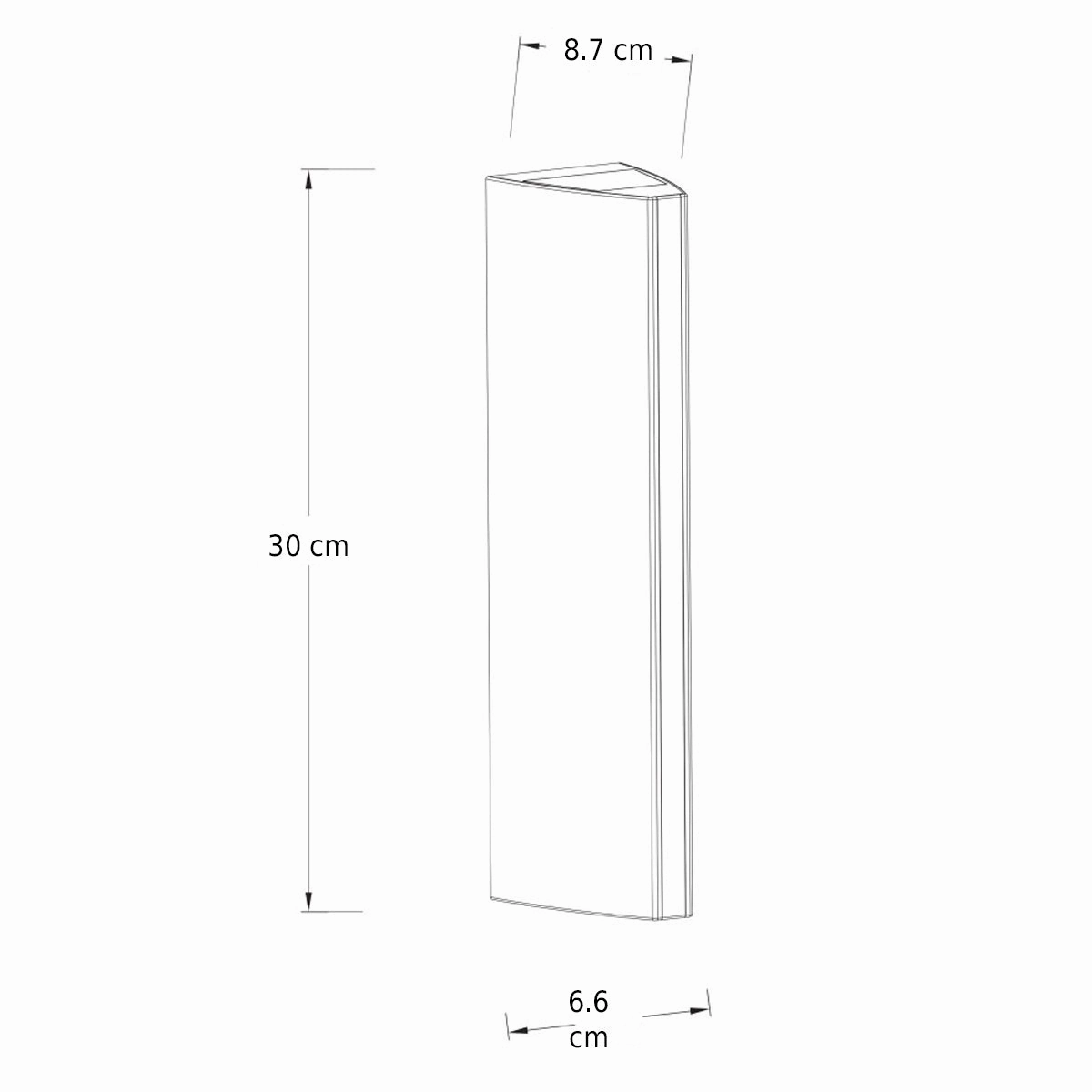 CGC WENDY Black Geometric LED Wall Light
