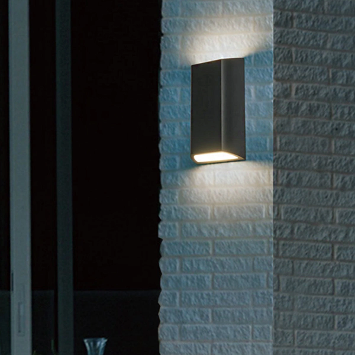 CGC WILMA Dark Grey Rectangular Outdoor LED Wall Light