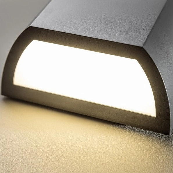 CGC WILMA Dark Grey Rectangular Outdoor LED Wall Light