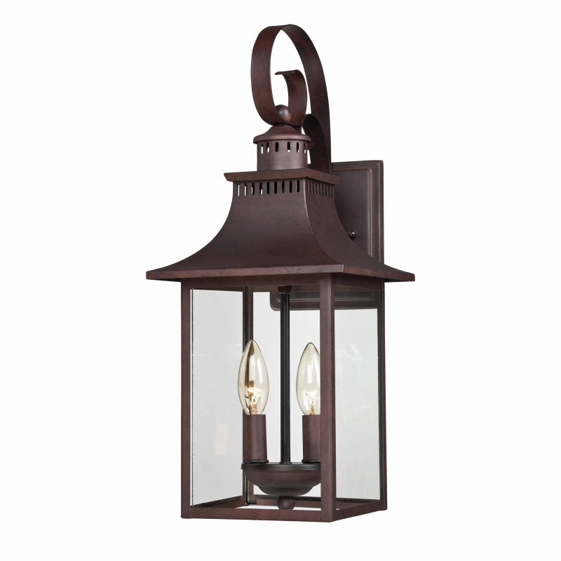 Chancellor Two Light Outdoor Wall Lantern Copper BronzeOutdoor wall sconces with motion sensor
