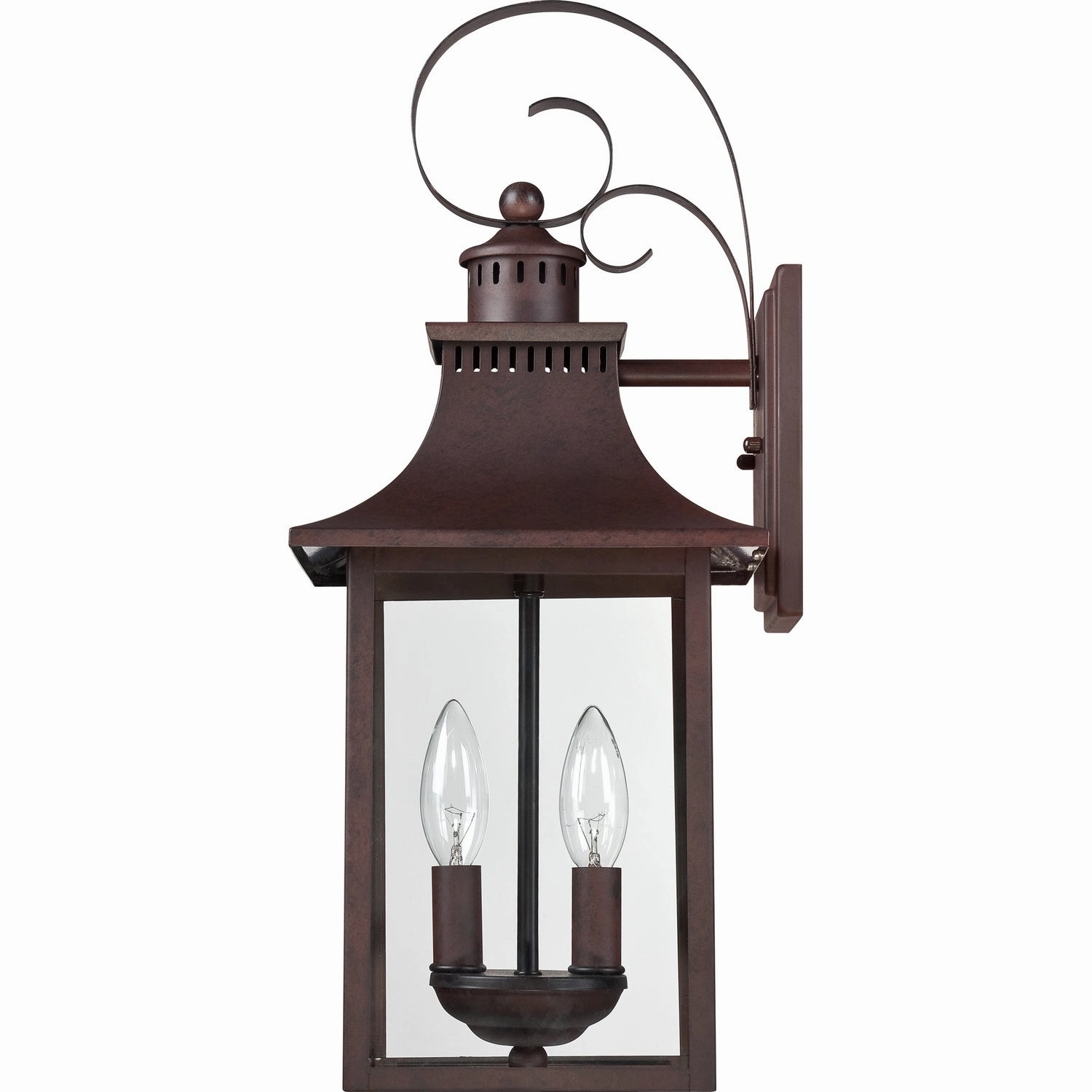 Chancellor Two Light Outdoor Wall Lantern Copper Bronze